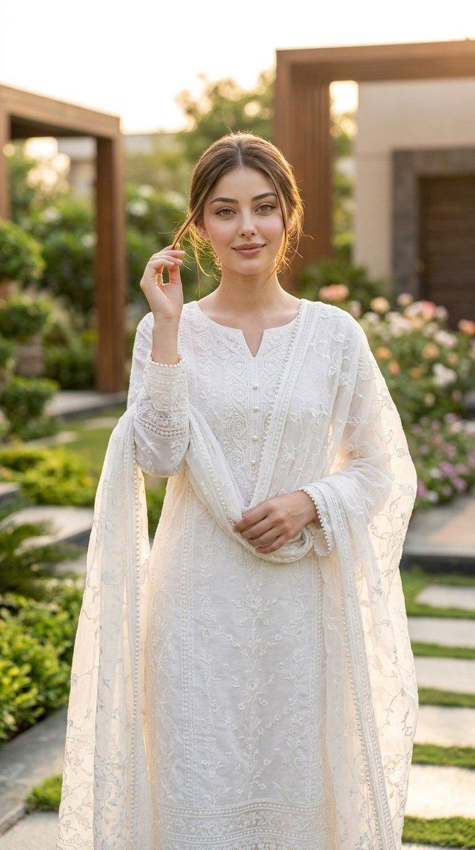 Pré-visualização do prompt: Retrato Elegante de Salwar Suit Indiano