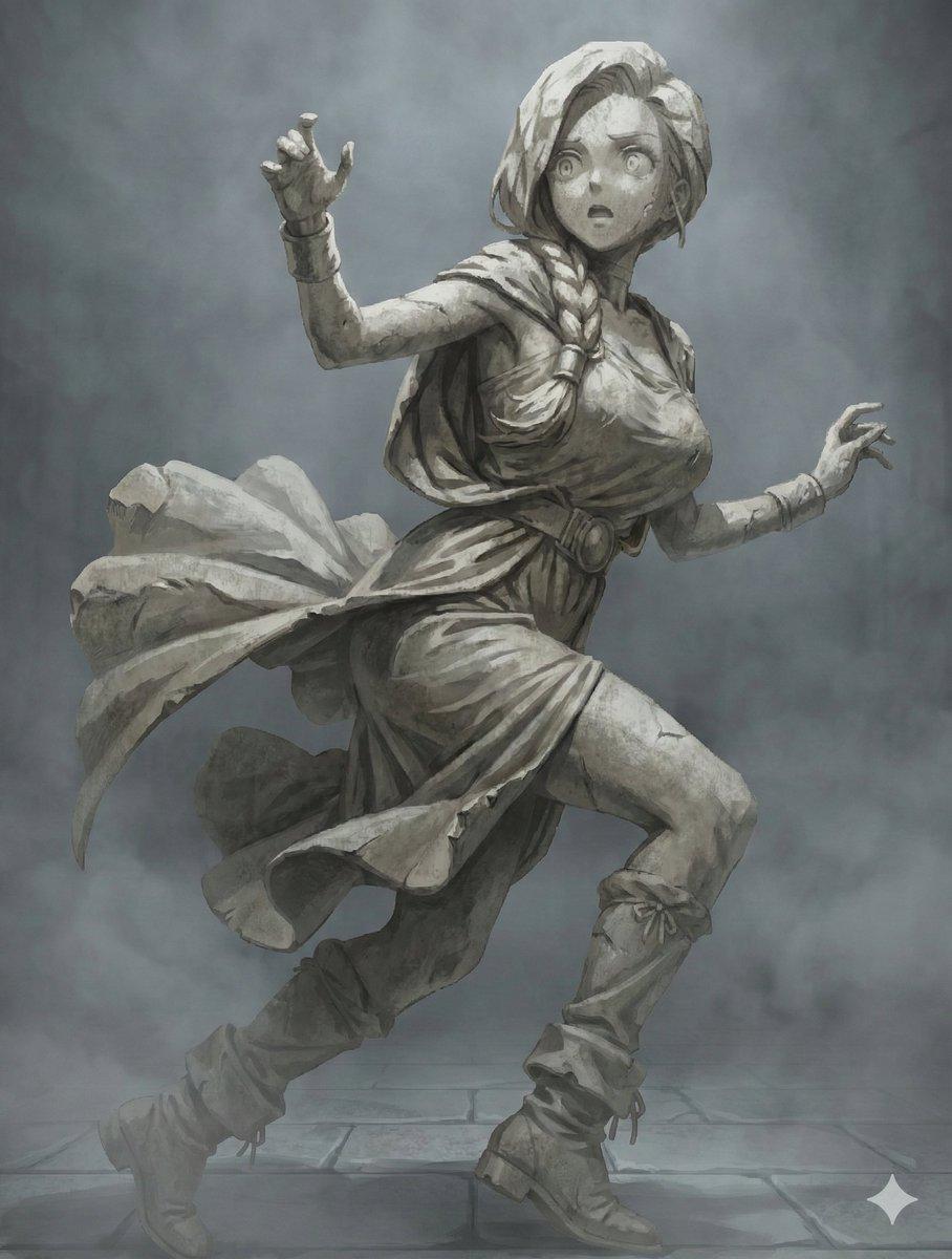 Promptvoorbeeld: NanoBanana Petrification Expression Prompts