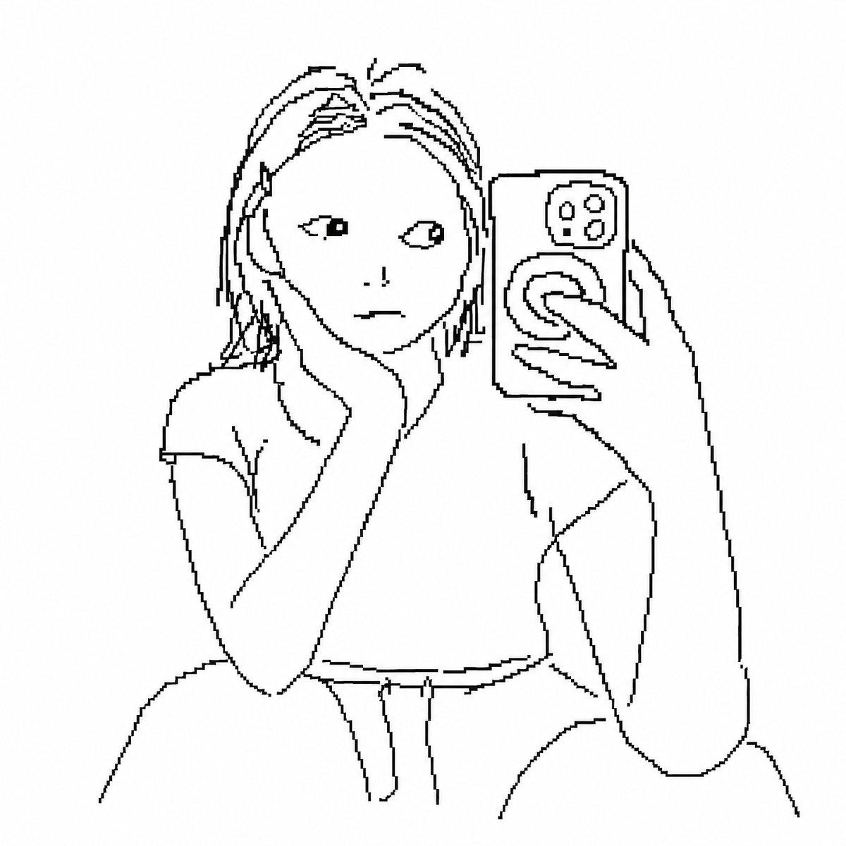 プロンプトのプレビュー: MS Paint 風のヘタウマ・フィルター