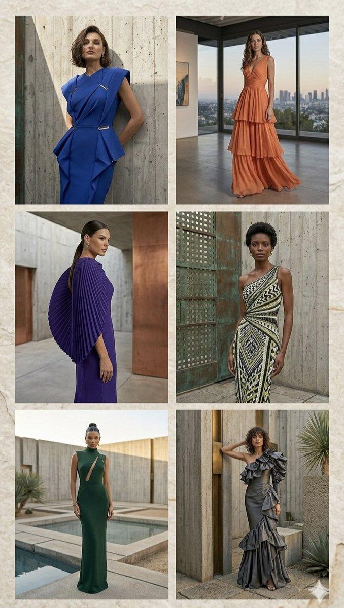 Pré-visualização do prompt: Colagem de Vestidos de Alta-Costura Arquitetônica
