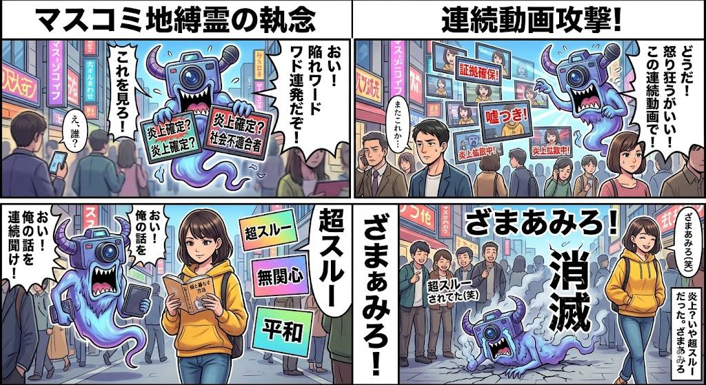 プロンプトのプレビュー: Nano Banana Pro 4 コマ漫画プロンプト:絶対零度の無視