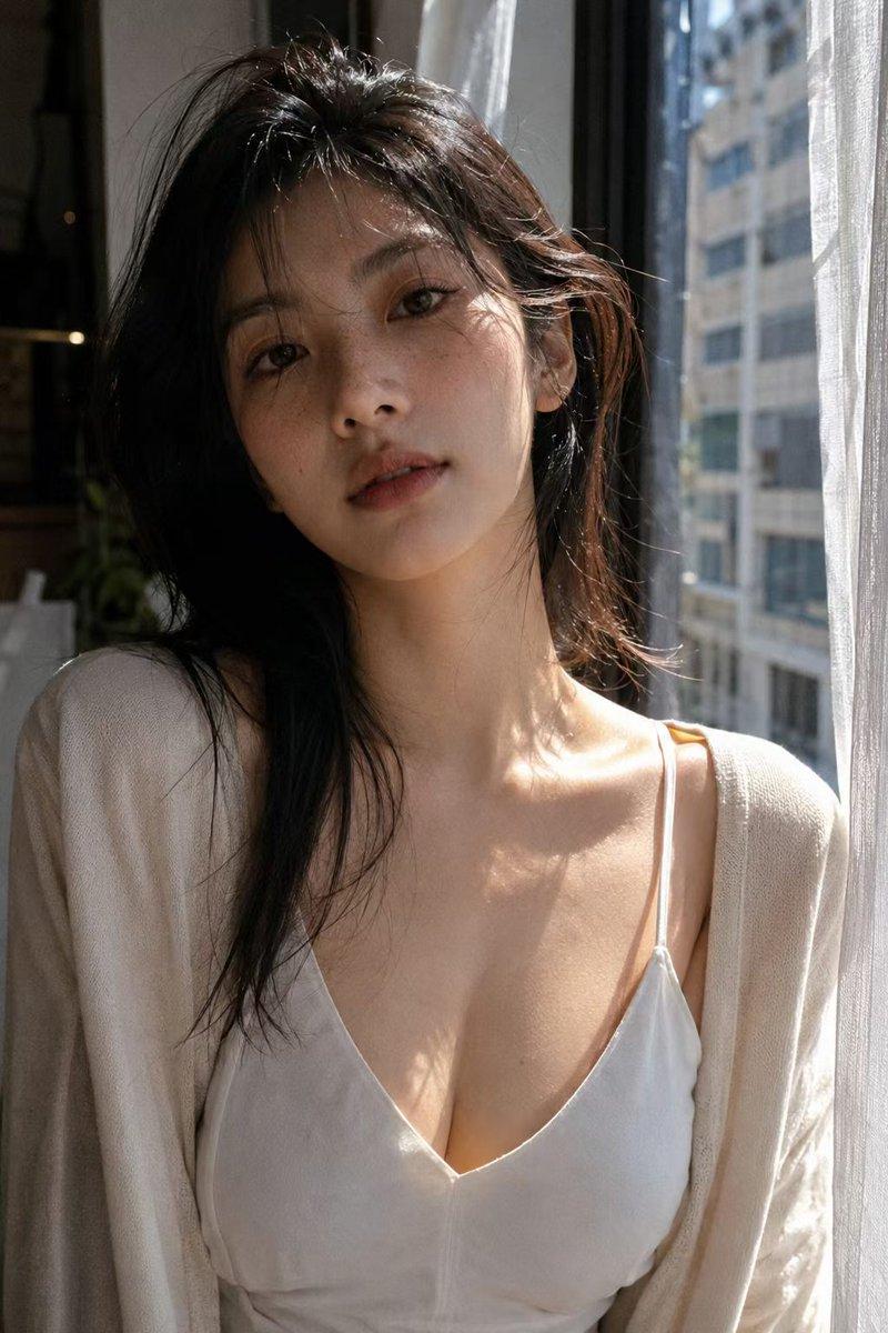 プロンプトのプレビュー: そばかすのあるリアルな女性のポートレート