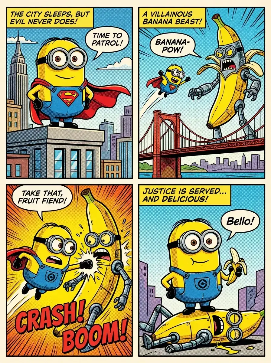 Comic creation - Output