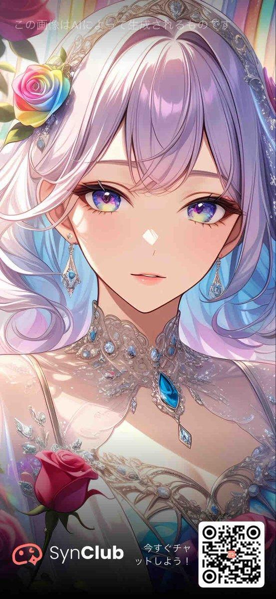 プロンプトのプレビュー: ローズジュエル アニメアプリポスター