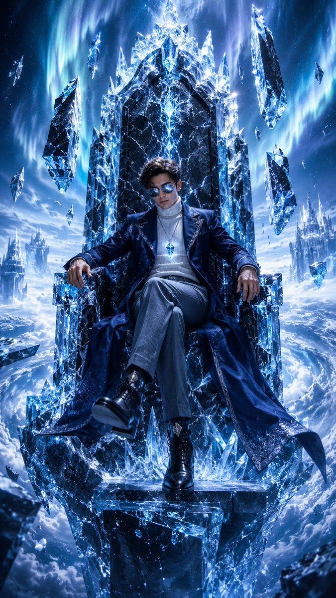 プロンプトのプレビュー: Frozen Empire Crystal Throne