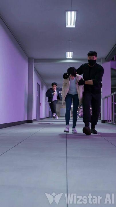 Превью промпта: Cinematic cel-shaded 3D anime, semi-realistic CGI, 15-second Korean action sequence at a modern Kore…
