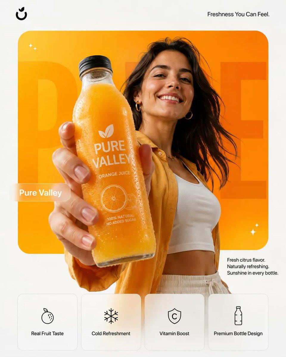 Vista previa del prompt: Prompt para póster de campaña de producto premium
