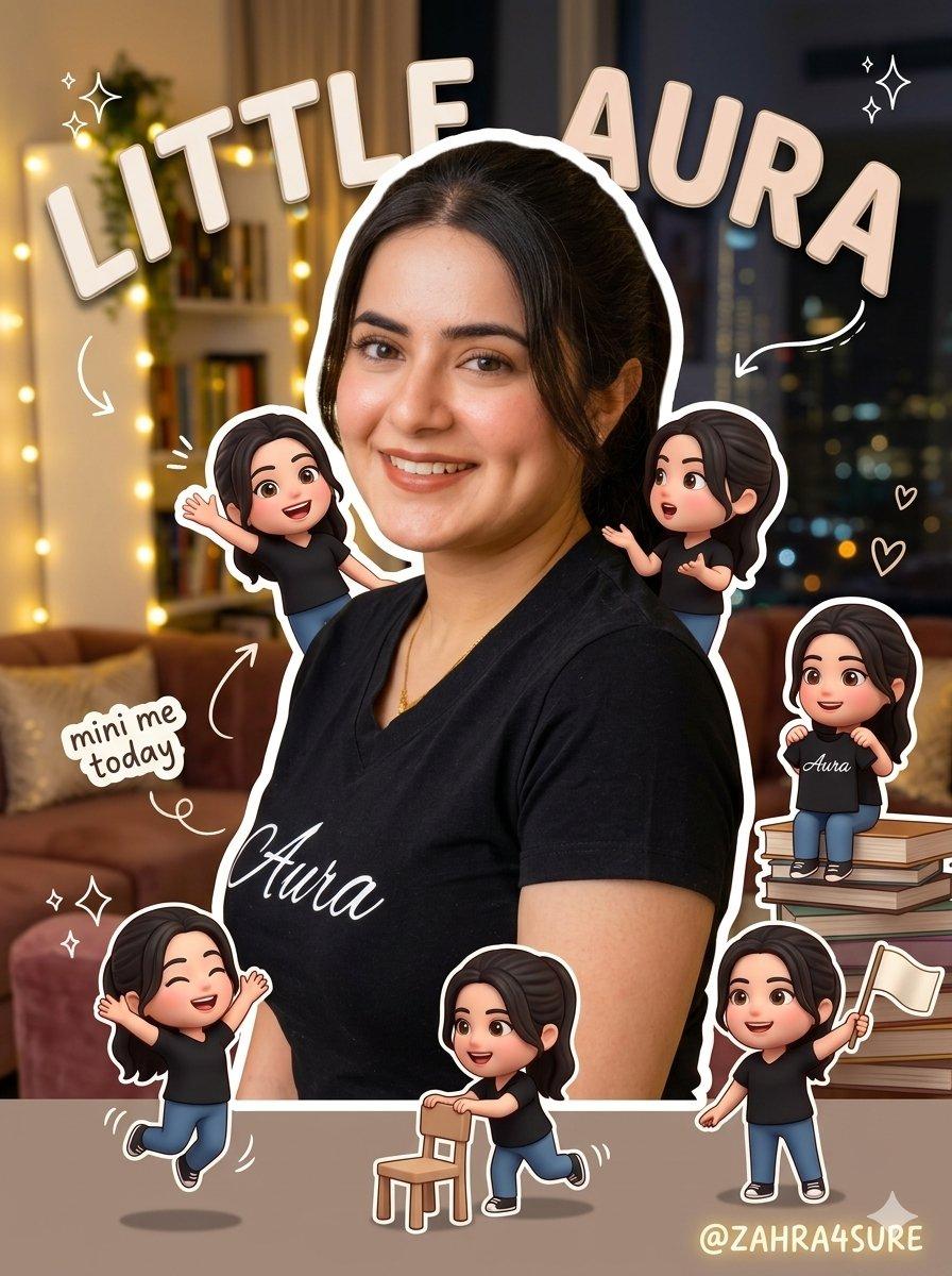 Preview ng prompt: Mini-Me Character Composite Image