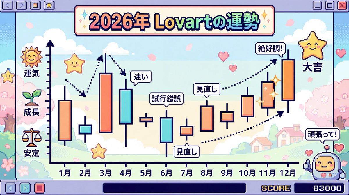 プロンプトのプレビュー: 2026年 運勢占いプロンプト(スーパーファミコン風)