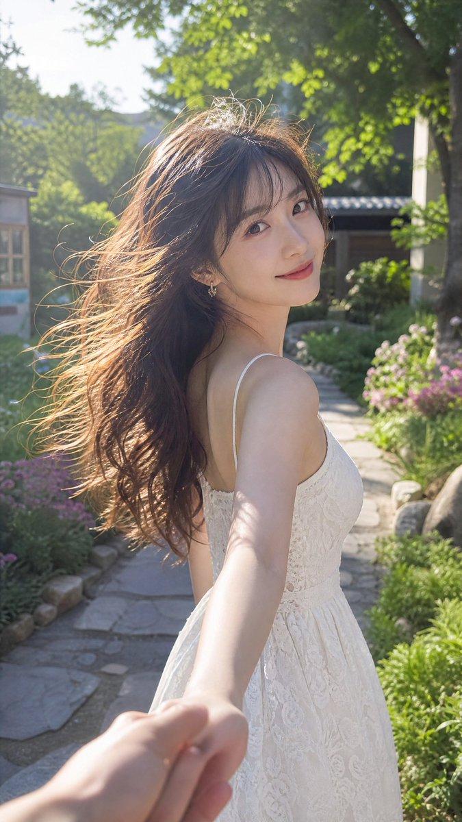 プロンプトのプレビュー: シネマティックな夏の自然なポートレート