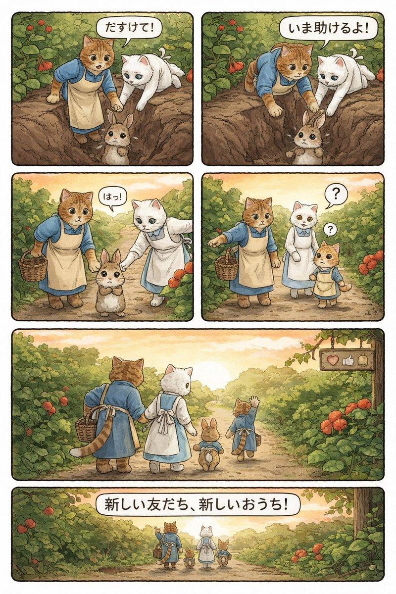 Promptvoorbeeld: Converting Video to 4-Panel Manga