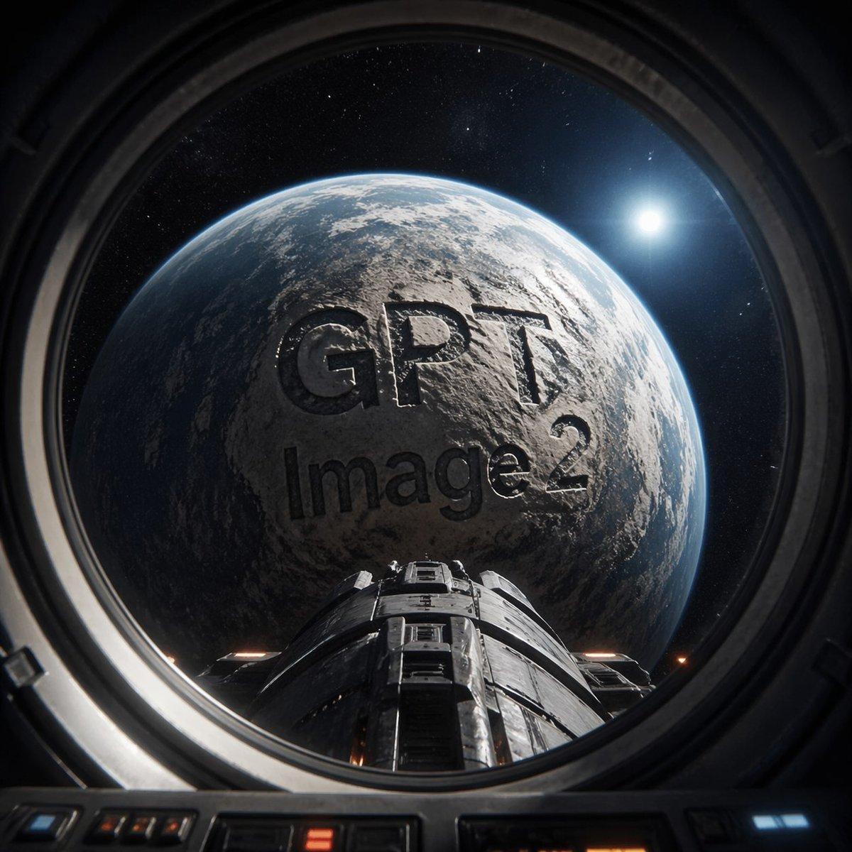 プロンプトのプレビュー: GPT Image 2 宇宙船の丸窓