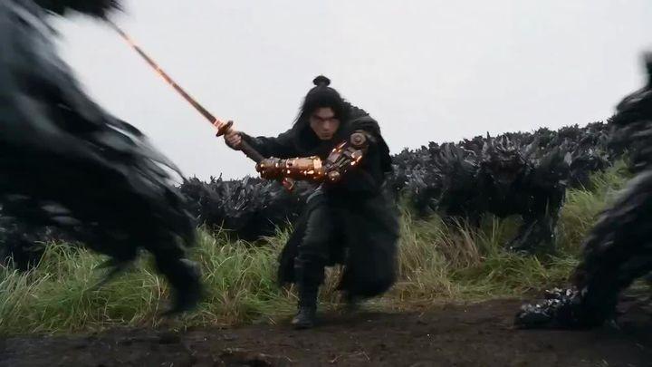 提示词预览: 电影感暗黑武侠动作场景