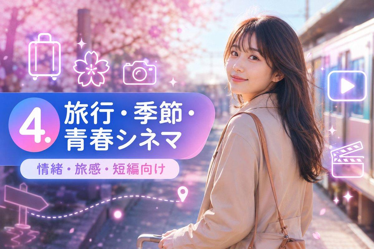 提示詞預覽: Sakura Travel Cinema 標題卡