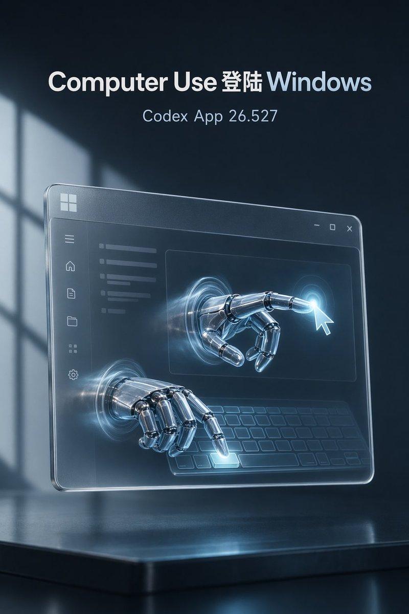 提示词预览: 未来感 AI Windows 登录海报