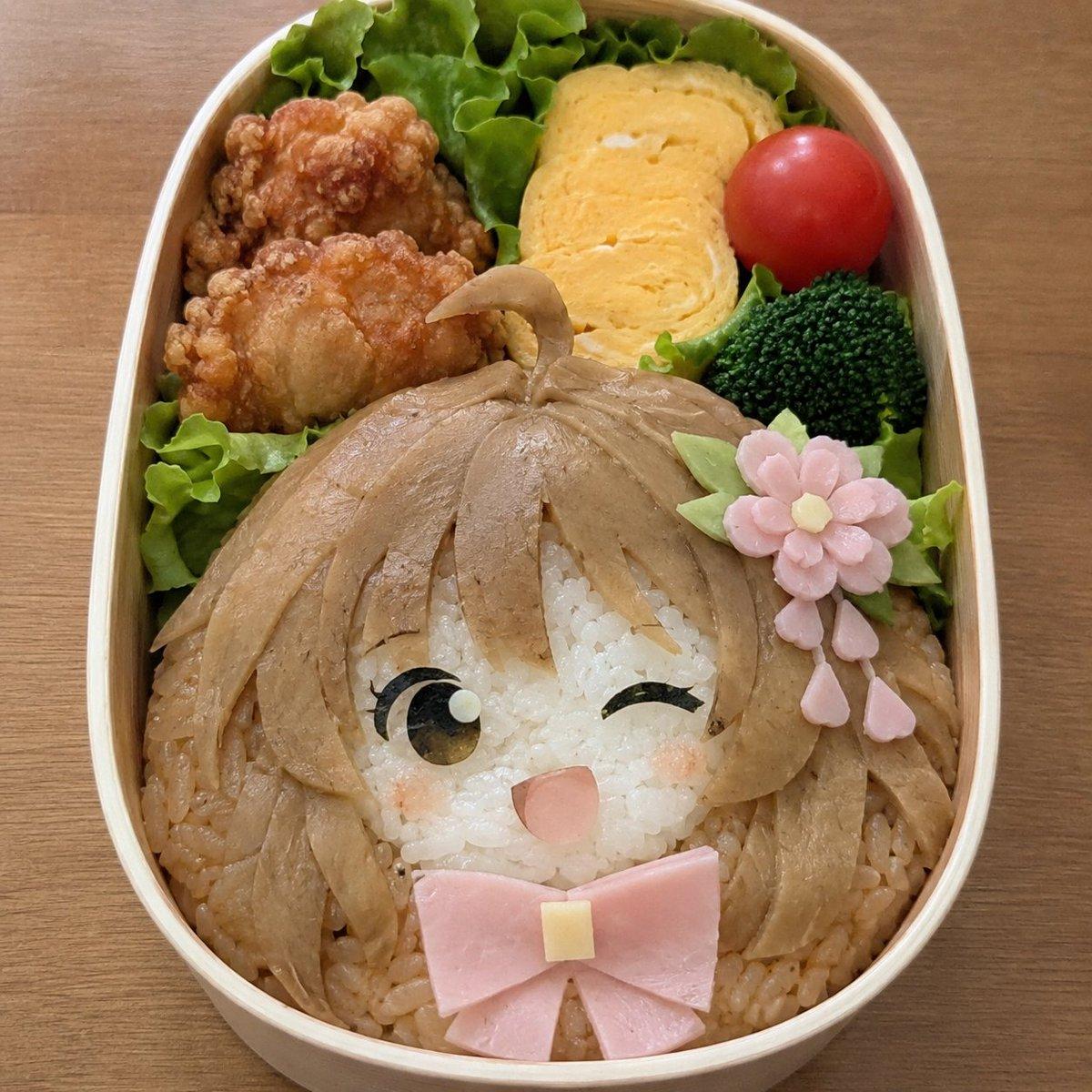 プロンプトのプレビュー: アニメキャラクターのキャラ弁