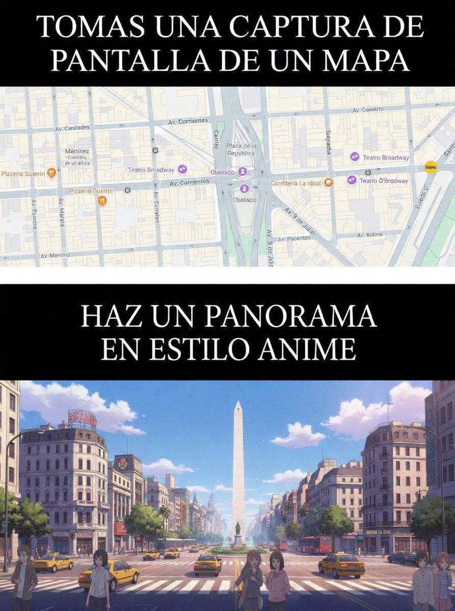 提示词预览: 地图转动漫全景图