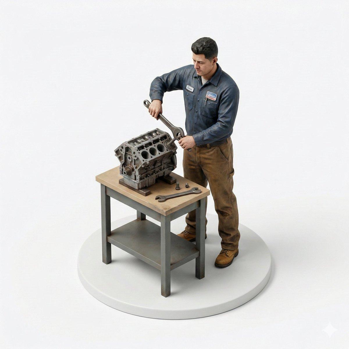 Promptvoorbeeld: Selfie to Isometric Figurine Prompt Template