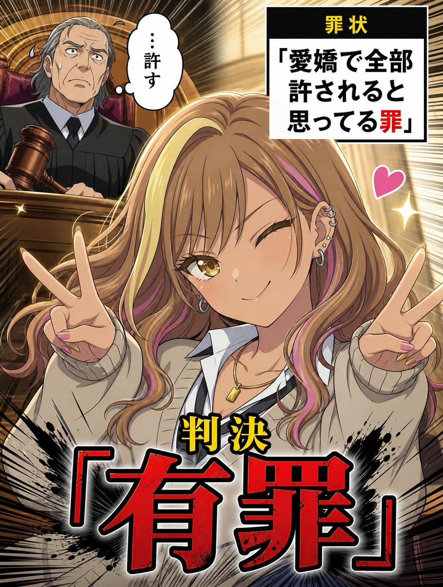 プロンプトのプレビュー: AI キャラクター法廷判決ミームジェネレーター