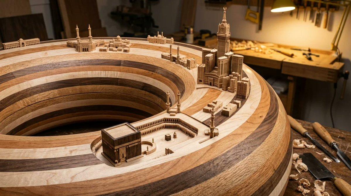 プロンプトのプレビュー: 抽象的な幾何学的都市のビジュアライゼーション