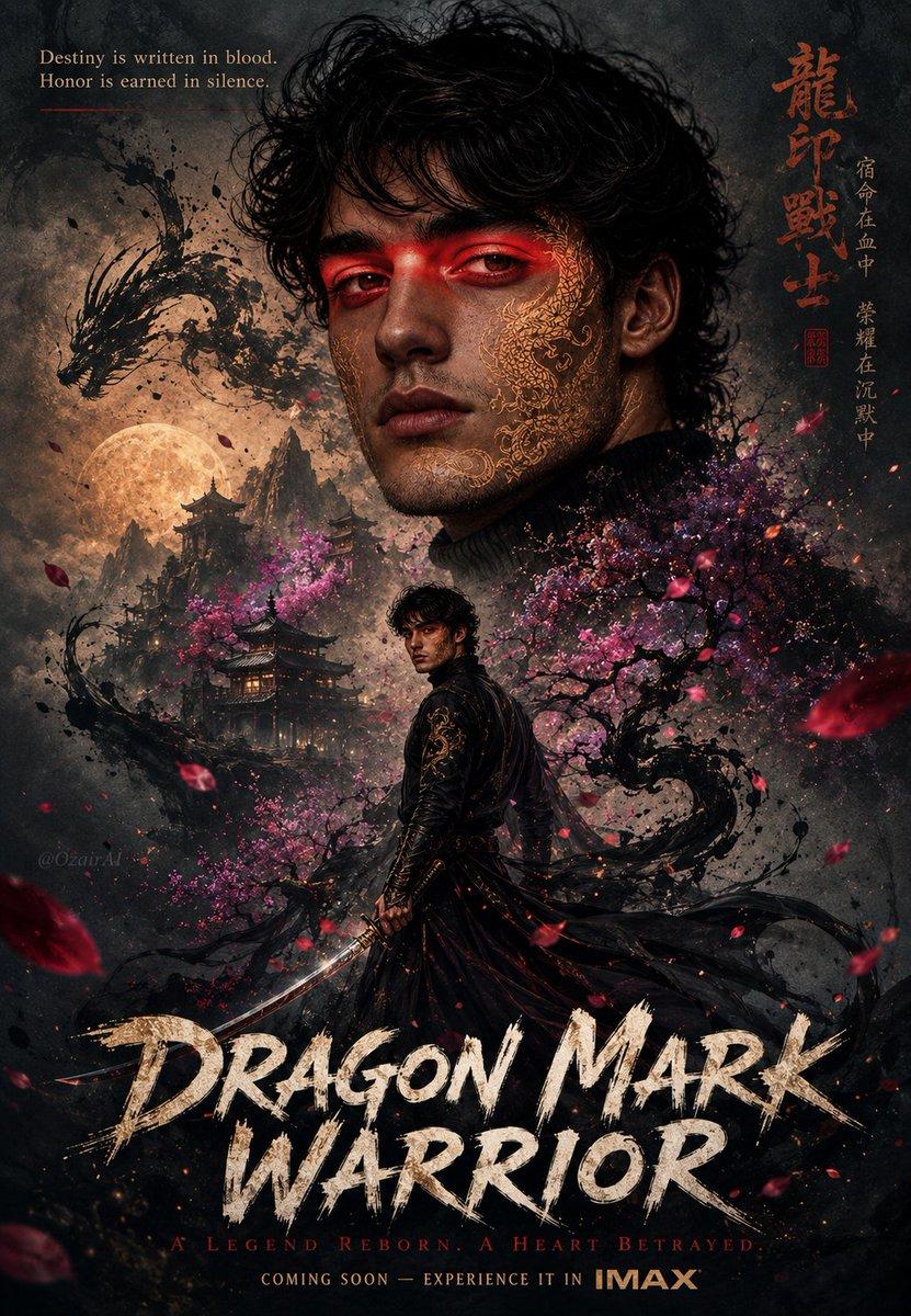 プロンプトのプレビュー: Dragon Mark Warrior 映画ポスター