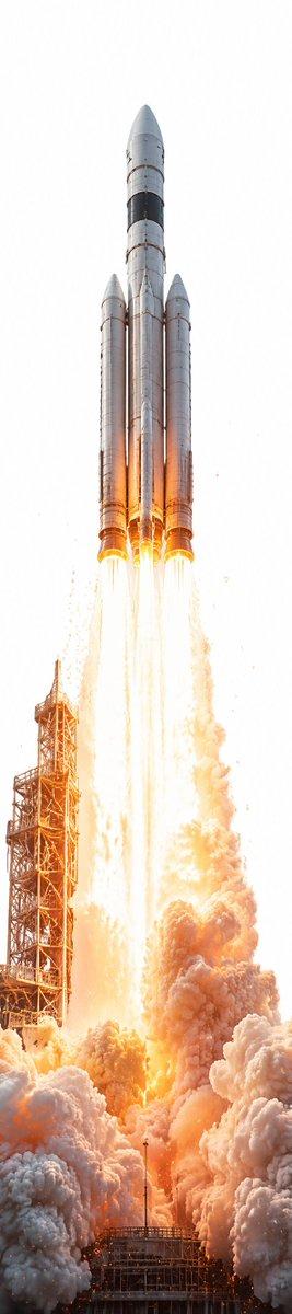 プロンプトのプレビュー: 超高層ロケットの打ち上げ