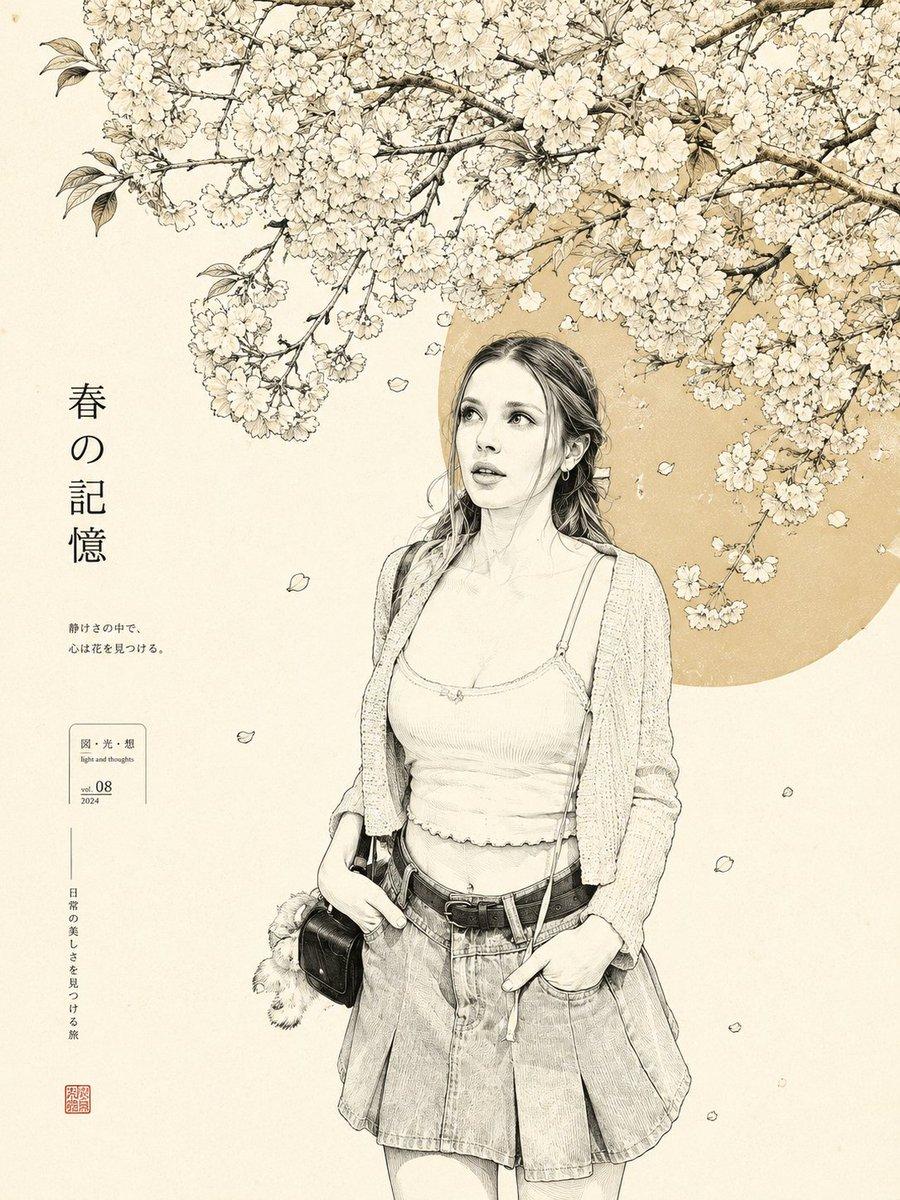 提示词预览: 极简日式线条艺术转换