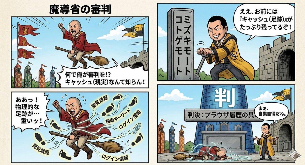 提示词预览: 四格漫画提示词:魔法部的审判