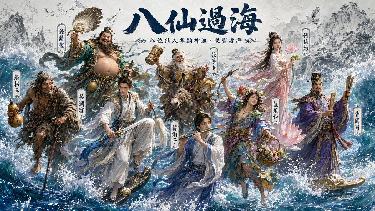 プロンプトのプレビュー: ハイブリッド CGI 水墨画風中国イラスト