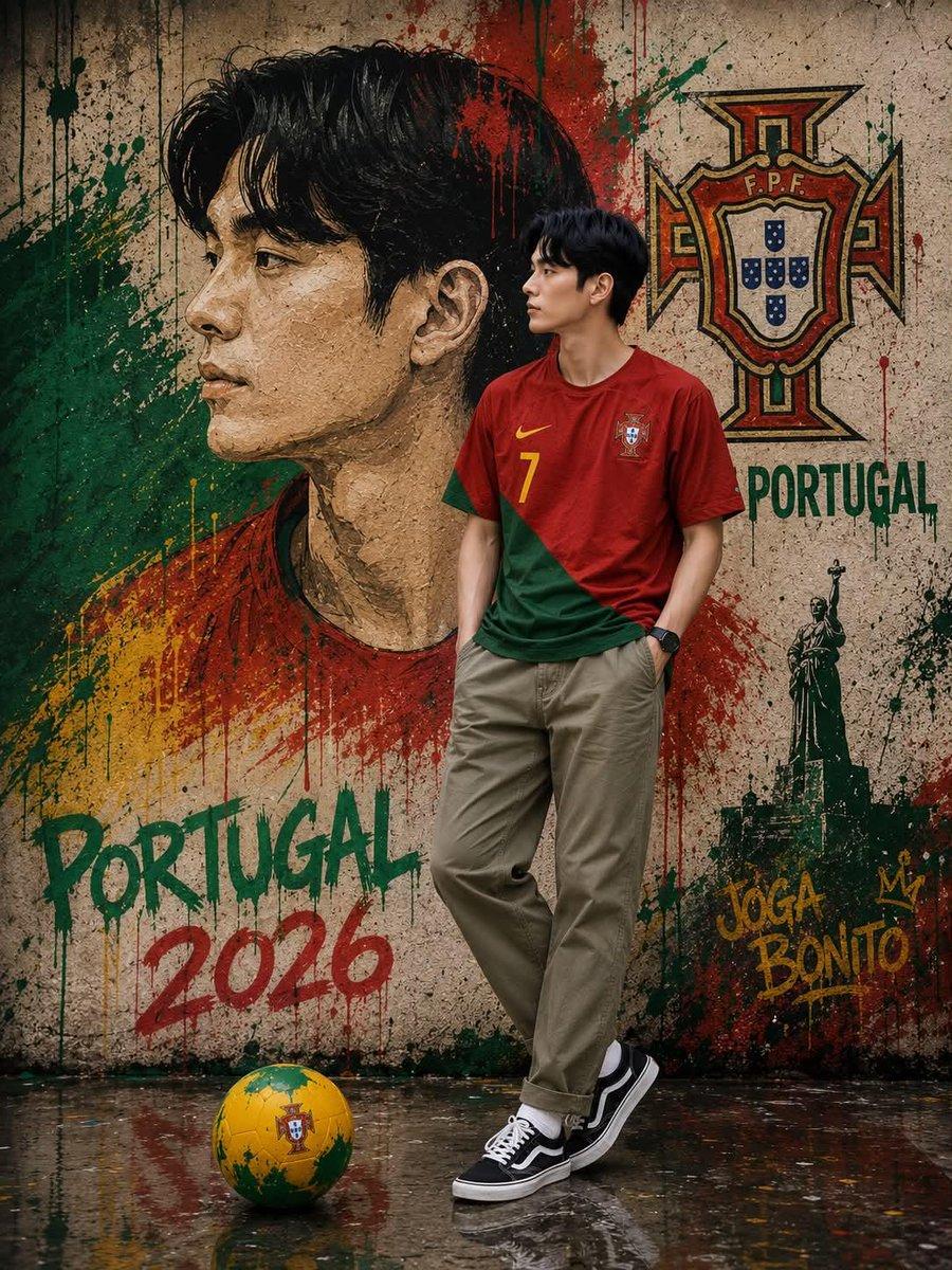 プロンプトのプレビュー: 韓国のグラフィティ・ジャージ・ポートレート