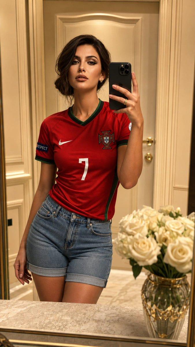 ตัวอย่างพรีวิวพรอมต์: เสื้อฟุตบอลสำหรับถ่ายรูปหน้ากระจกสุดหรู