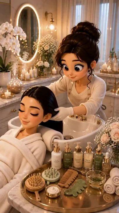 提示词预览: 3D Pixar 风格沙龙 ASMR 提示词