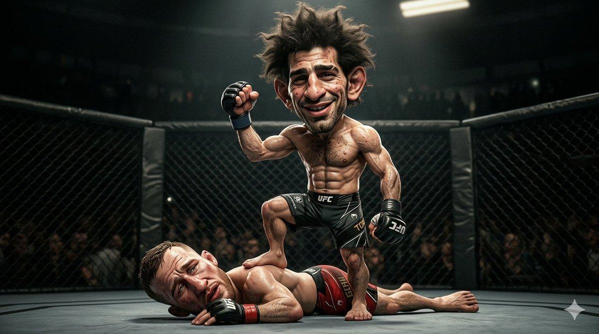 Preview ng prompt: 3D Caricature MMA Victory