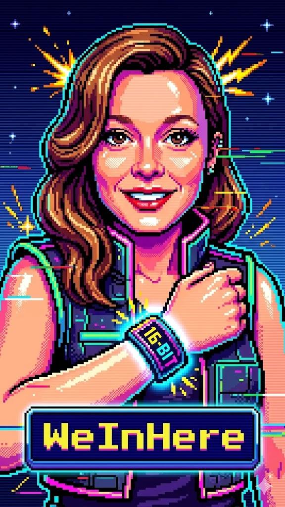 プロンプトのプレビュー: 16 ビット・アーケード・キャラクター・ジェネレーター