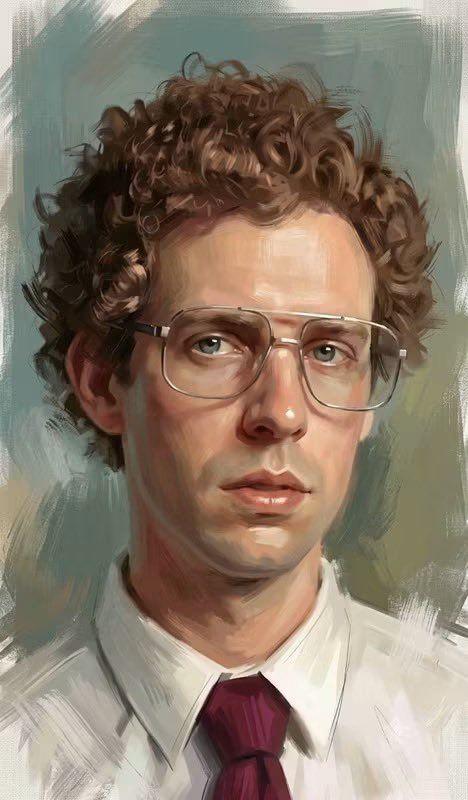 Prompt preview: Digital oil painting with a semi-realistic portrait approach, painterly brushwork with visible, loos…