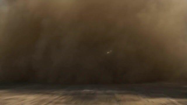 プロンプトのプレビュー: 軍用車両の砂漠チェイス