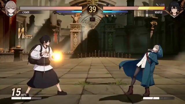 プロンプトのプレビュー: 2D 格闘ゲームのシーケンス生成