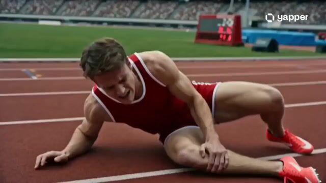 プロンプトのプレビュー: 感動的なアスリートの復活劇