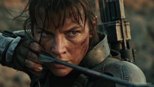 プロンプトのプレビュー: 映画のような終末世界サバイバルのシークエンス