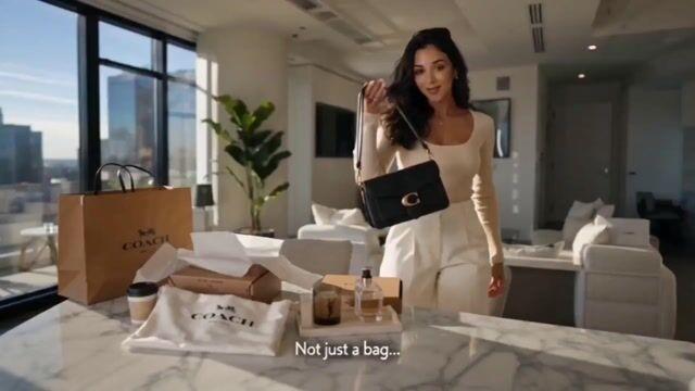 Pratinjau prompt: Luxury Fashion Bag Unboxing Ad