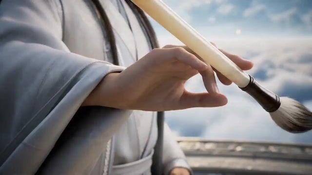 提示詞預覽: Seedance 2.0 中國奇幻 CG 提示:書法魔法