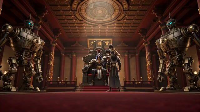 プロンプトのプレビュー: アヌビスのくすぐりシーン