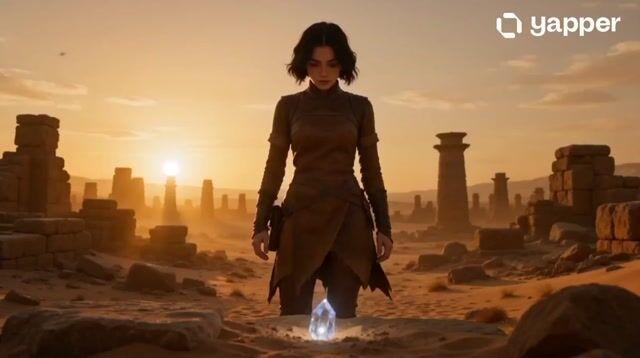 プロンプトのプレビュー: 古代砂漠都市探索ビデオ