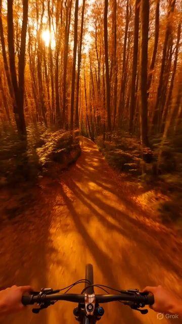 ตัวอย่างพรีวิวพรอมต์: Psychedelic Mountain Bike POV