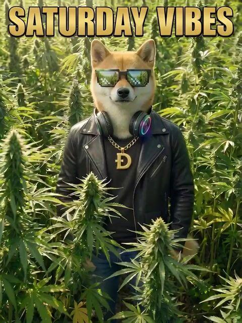 İstem önizlemesi: Doge patili DJ Powers c-walk dansı yapıyor
