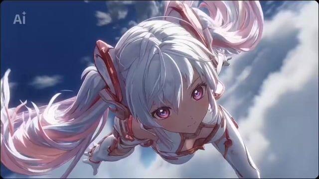 プロンプトのプレビュー: ハイスピードバトルアニメ OP 風プロンプト(固定キャラクター)