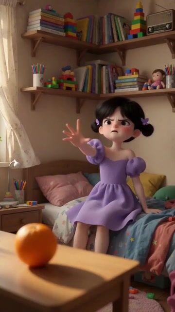 Anteprima del prompt: Sequenza di animazione in stile Pixar sulla telecinesi