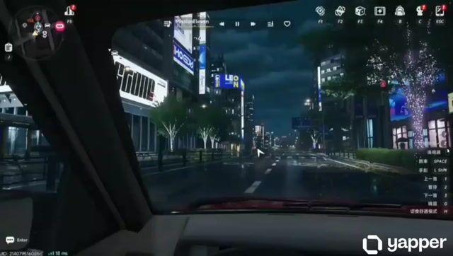 プロンプトのプレビュー: 漆黒の空間を駆けるシネマティックなスポーツカー