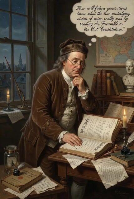 Prompt-Vorschau: Benjamin Franklin: Eine verfassungsrechtliche Untersuchung