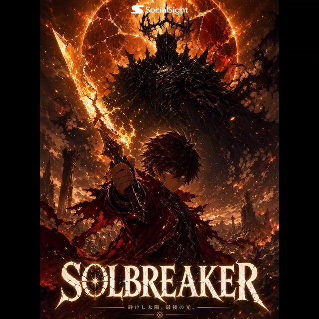 プロンプトのプレビュー: Solbreaker アニメーション映画風予告編